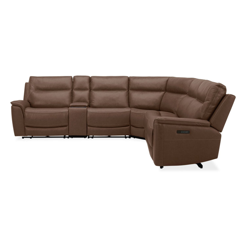 Collins - 6 Piece Sectional - Brown