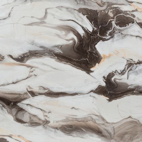 Jeshina - Dark Brown / Beige - Dining Table