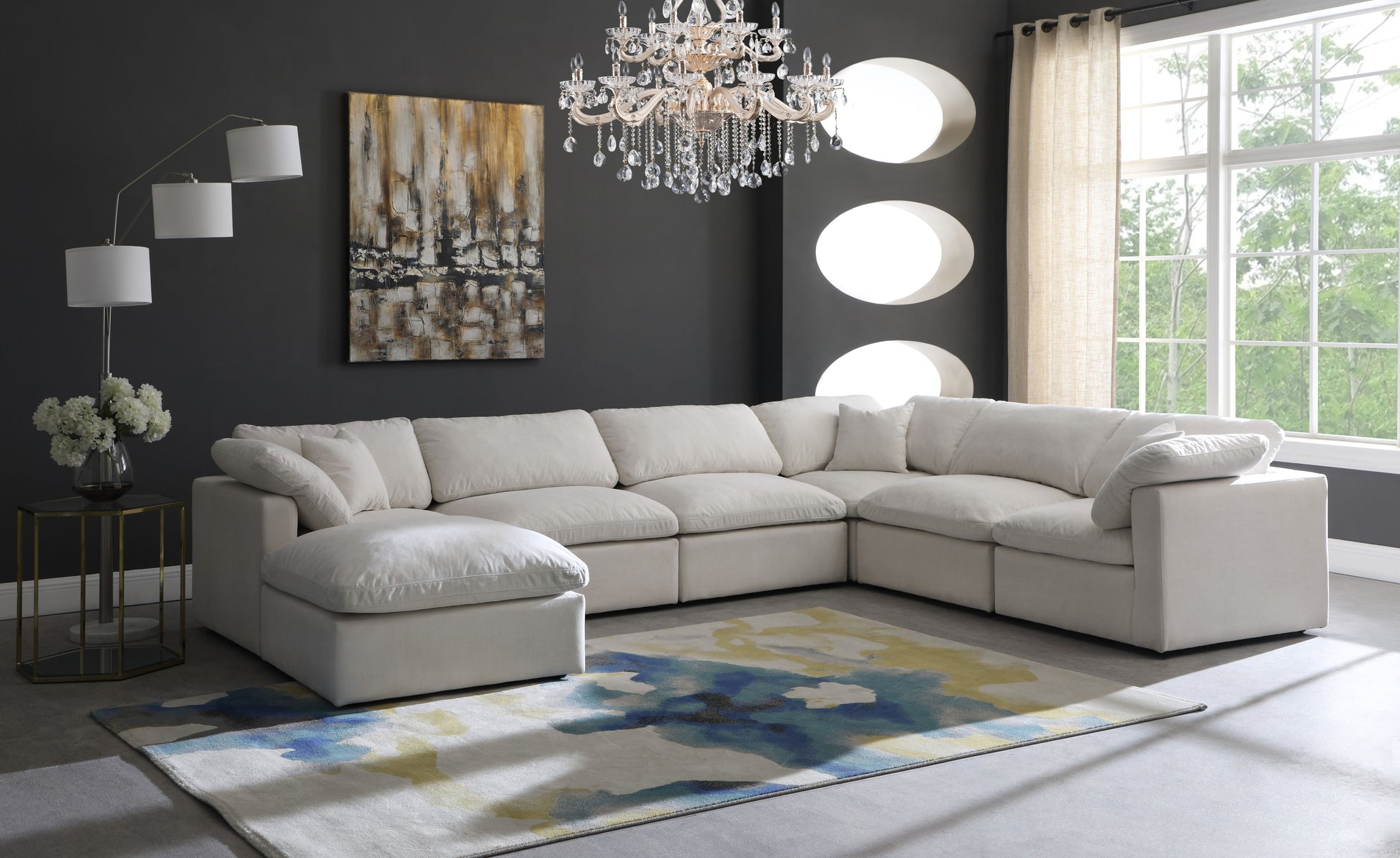 Plush - 7 Piece Modular Sectional