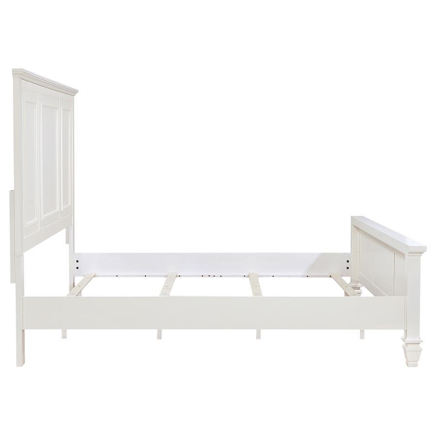 Sandy Beach - 63" Panel Bed with High Headboard