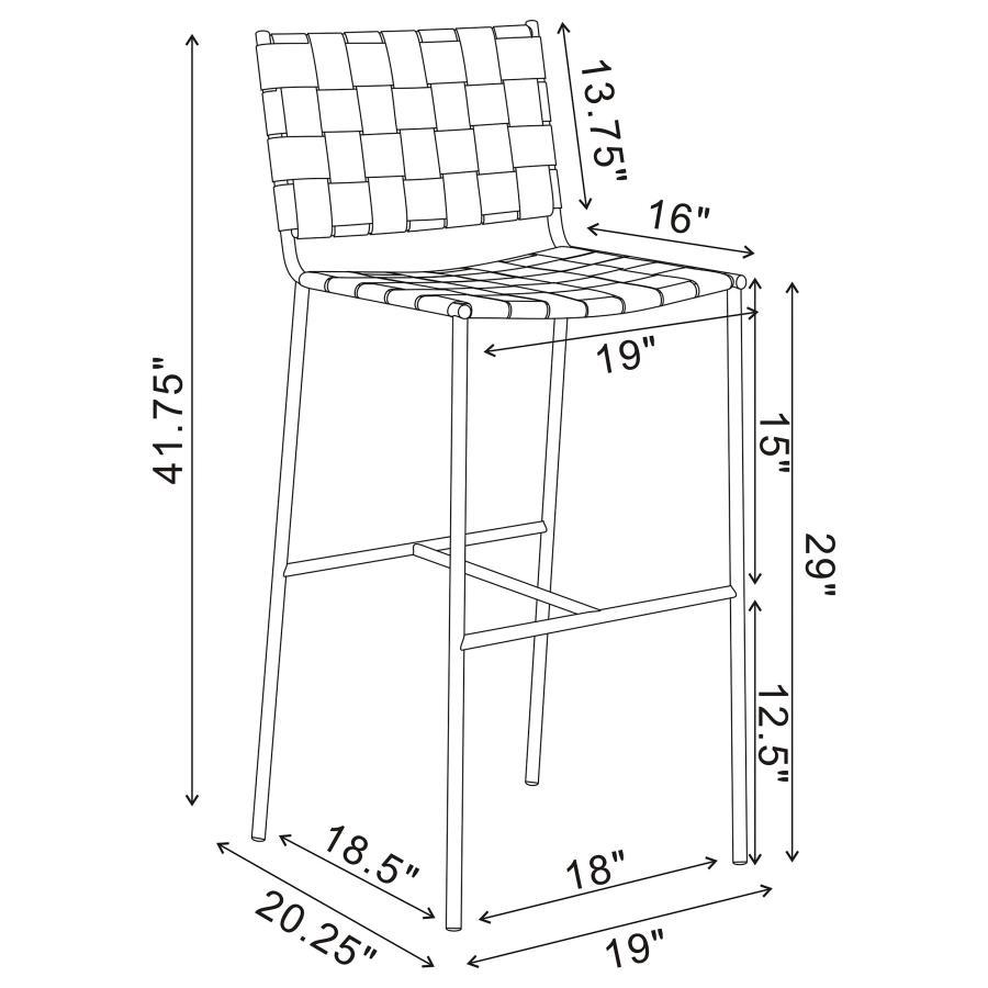 Adelaide - Upholstered Height Stool
