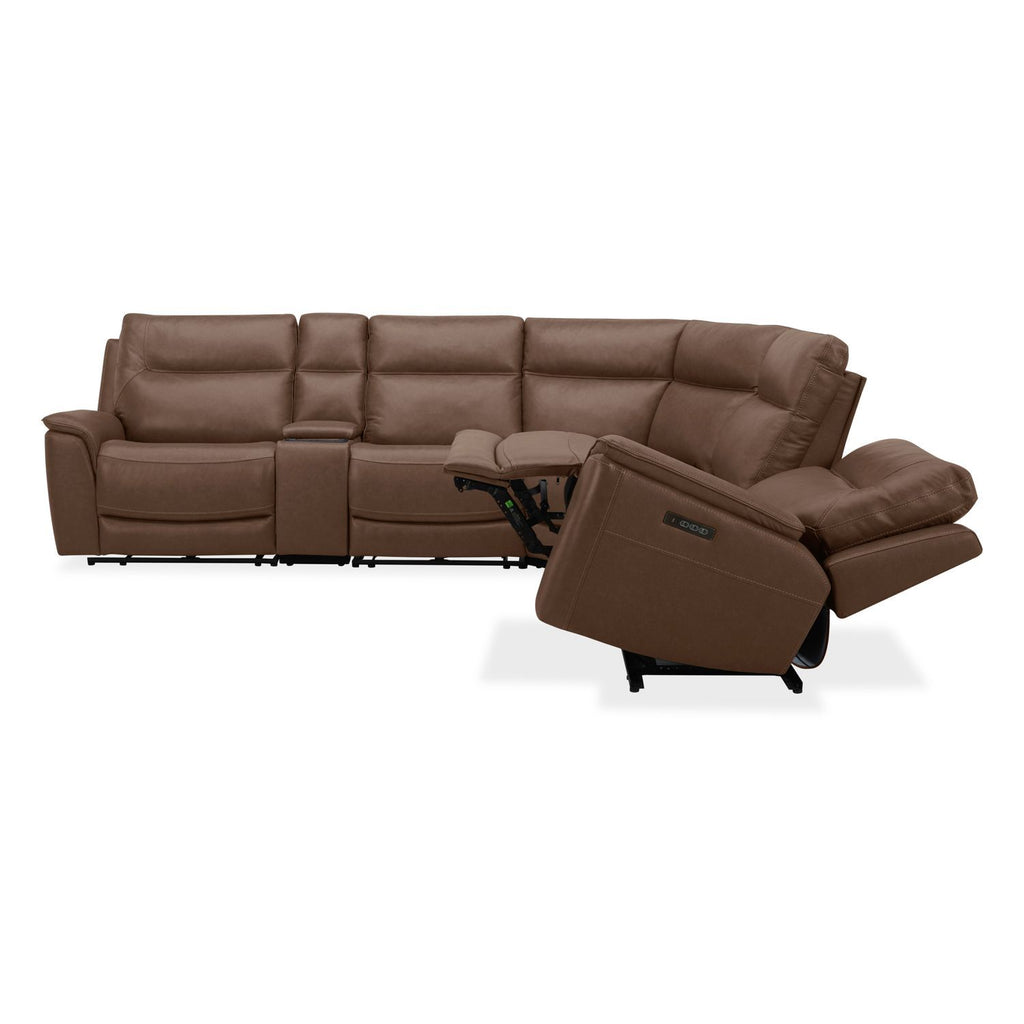 Collins - 6 Piece Sectional - Brown