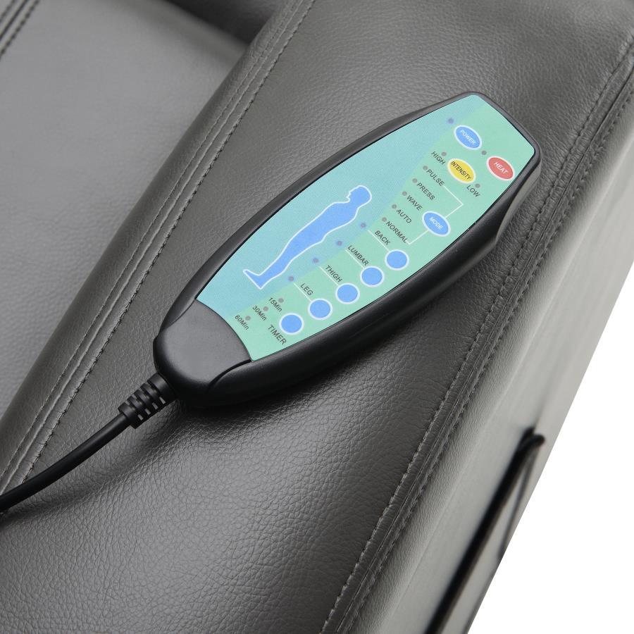 Sanger - Upholstered Power Lift Massage Recliner