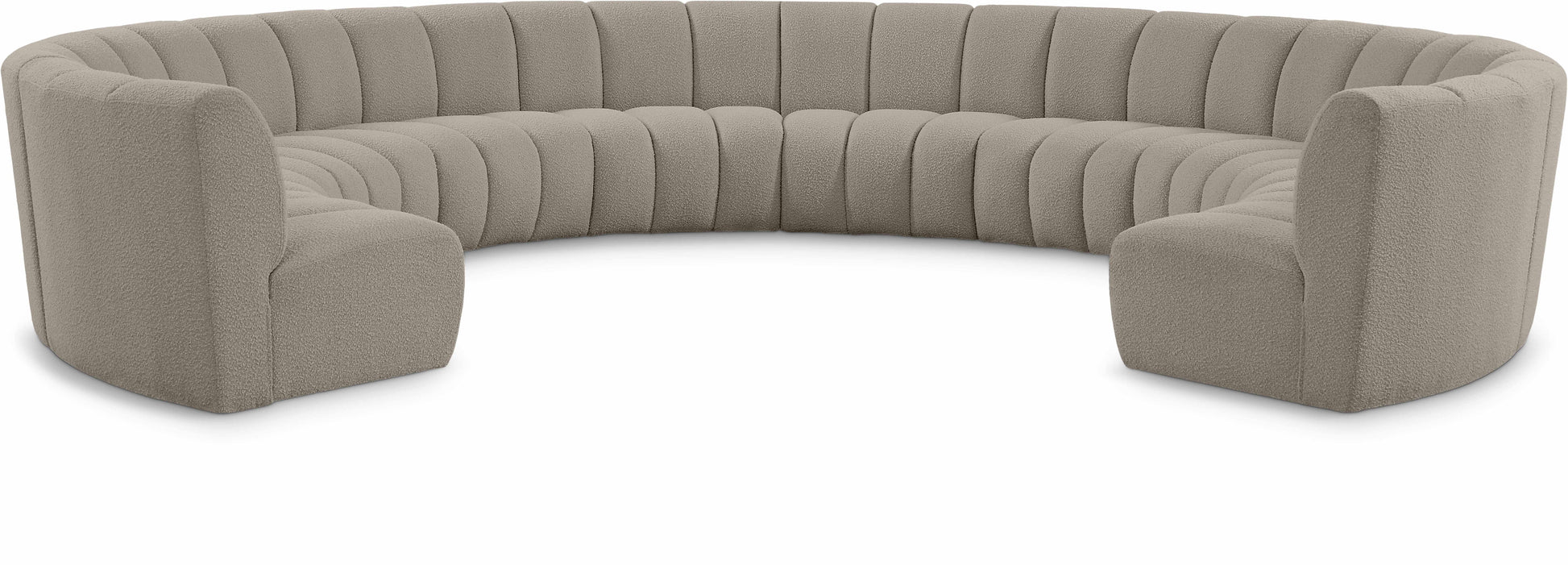 Infinity - 10 Piece Modular Sectional - Light Brown
