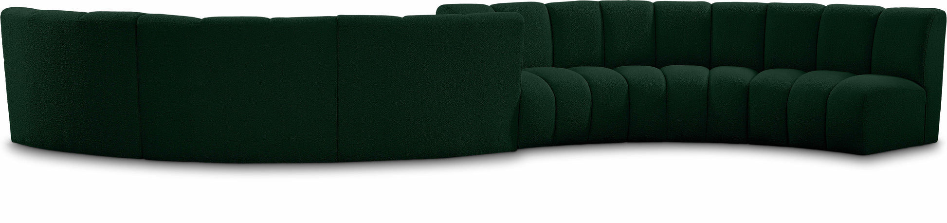 Infinity - 6 Piece Modular Sectional - Green - Fabric