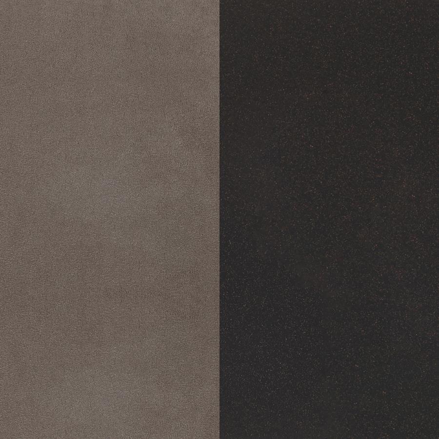 Livingston - Microfiber Upholstered Bench - Brown And Bronze