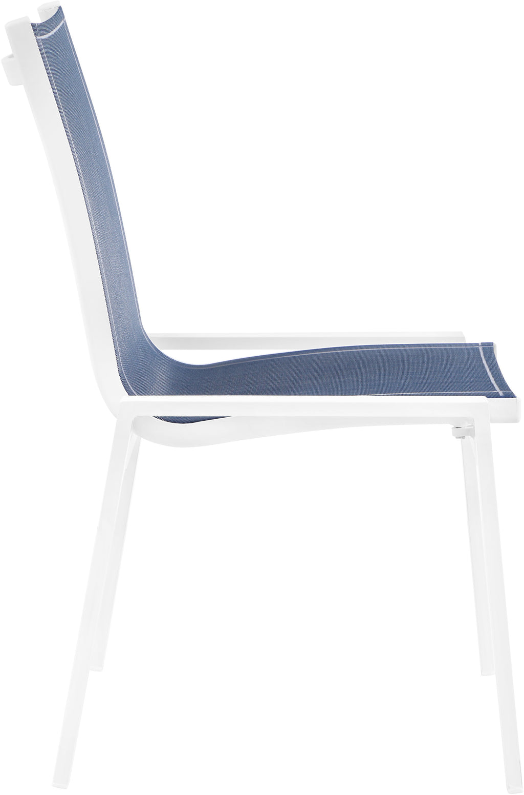 Nizuc - Outdoor Patio Dining Chair With White Frame (Set of 2)