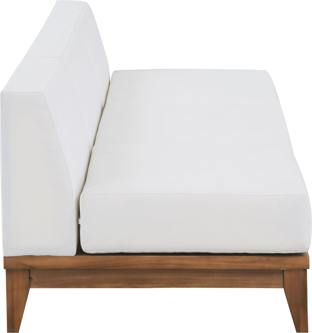 Rio - 3 Seat Modular Armless Sofa - Off White