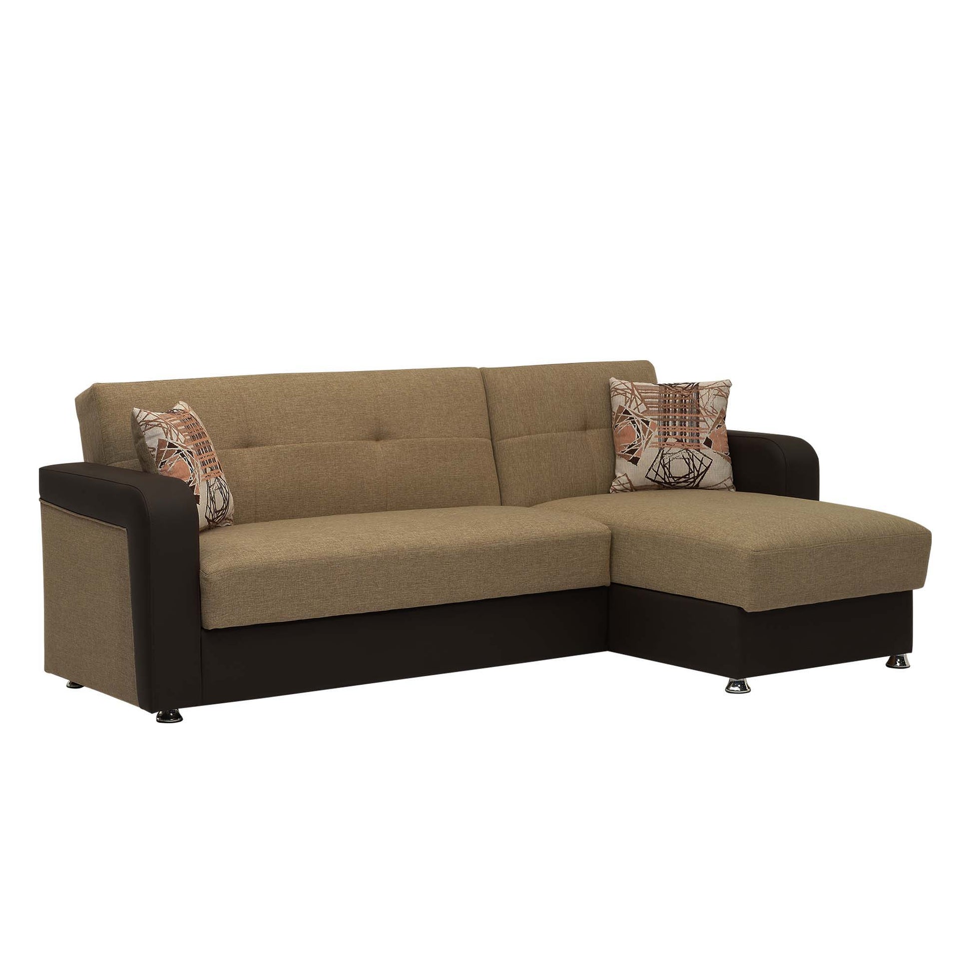 Ottomanson Harmony - Upholstered Convertible Chaise Lounge With Storage