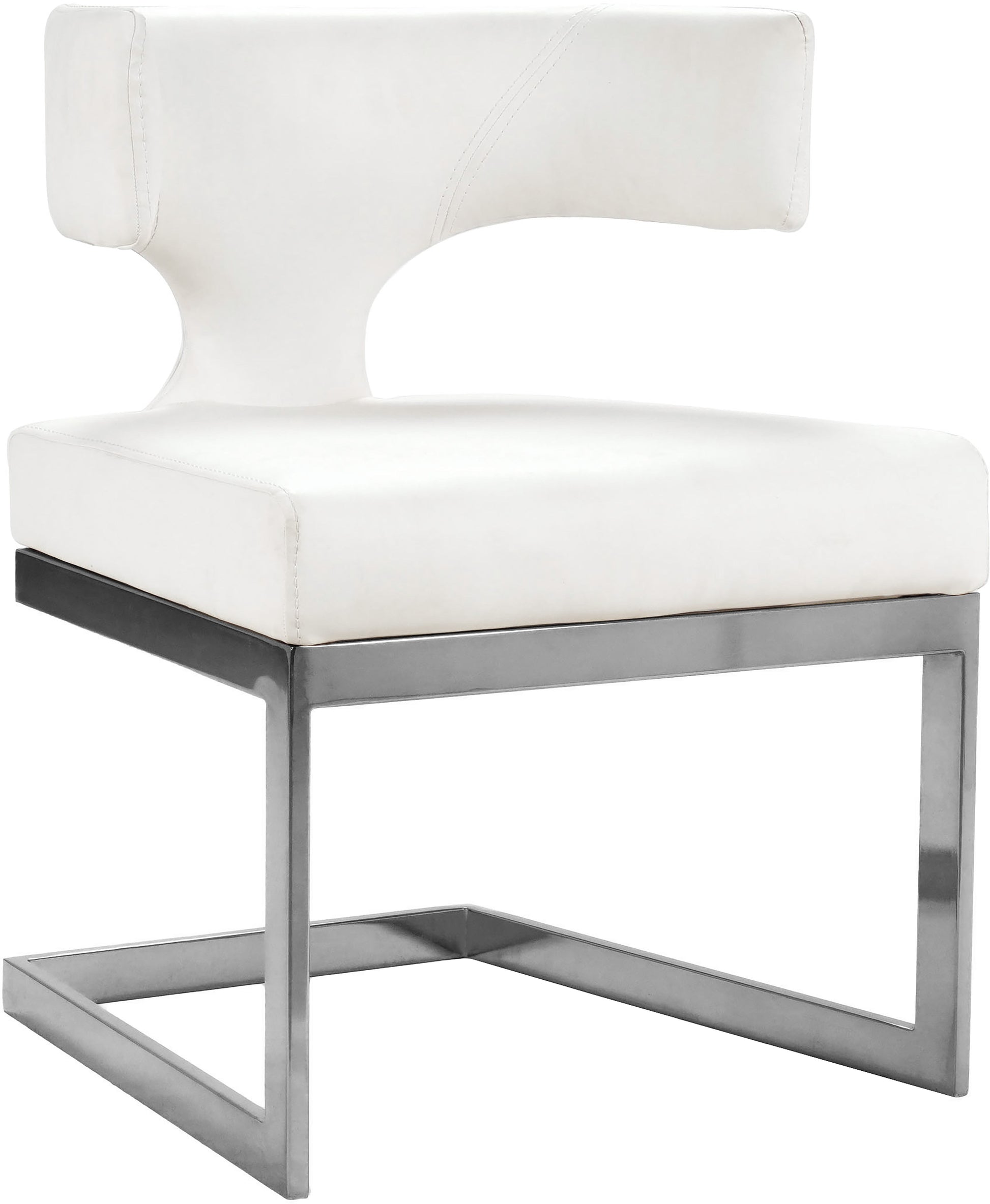 Alexandra - Dining Chair with Chrome Legs