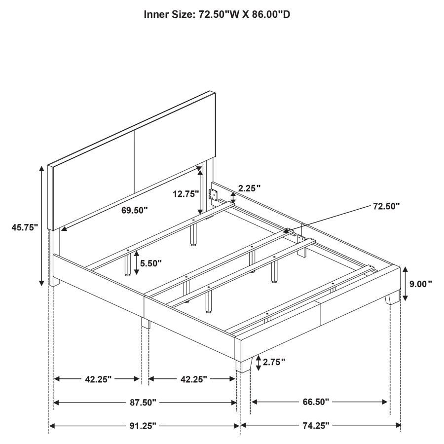 Dorian - Upholstered Panel Bed