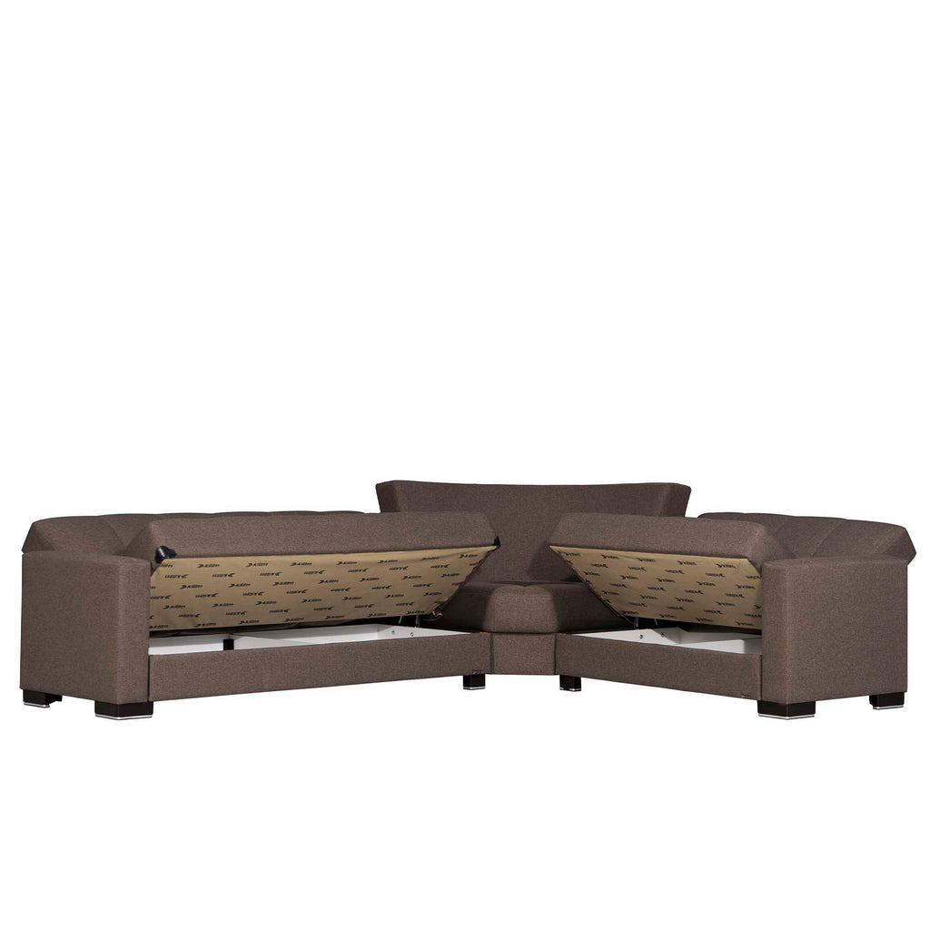 Ottomanson Armada - Upholstered Convertible Sectional With Storage - Polyester
