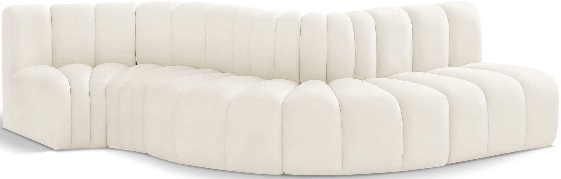Arc - Velvet 5 Piece Modular Sofa