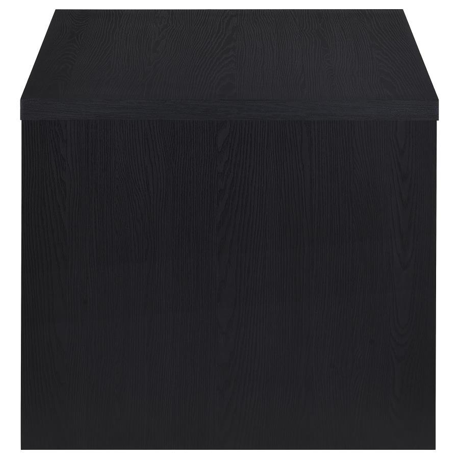 Knapp - Engineered Wood Square Side End Table - Black