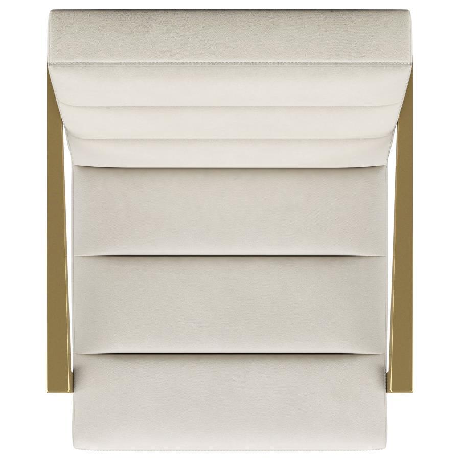 Kirra - Upholstered Metal Arm Accent Chair