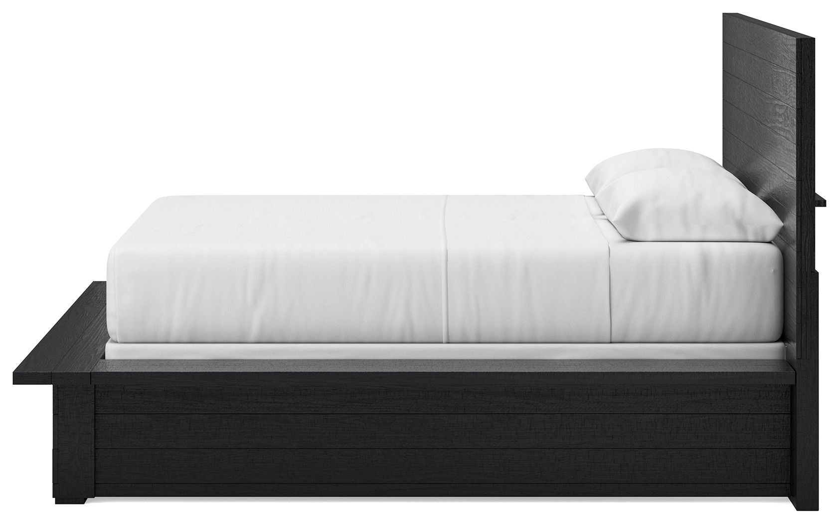 Londer - Black - Queen Panel Bed