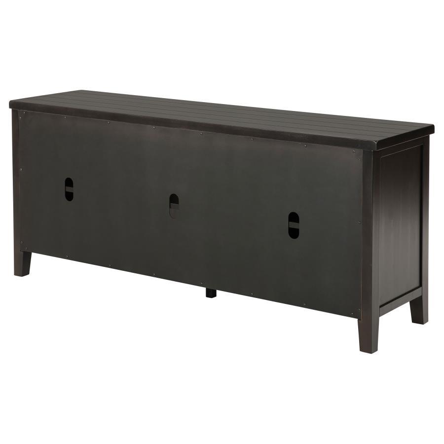 Concord - 2-Door TV Stand Console - Distressed Java