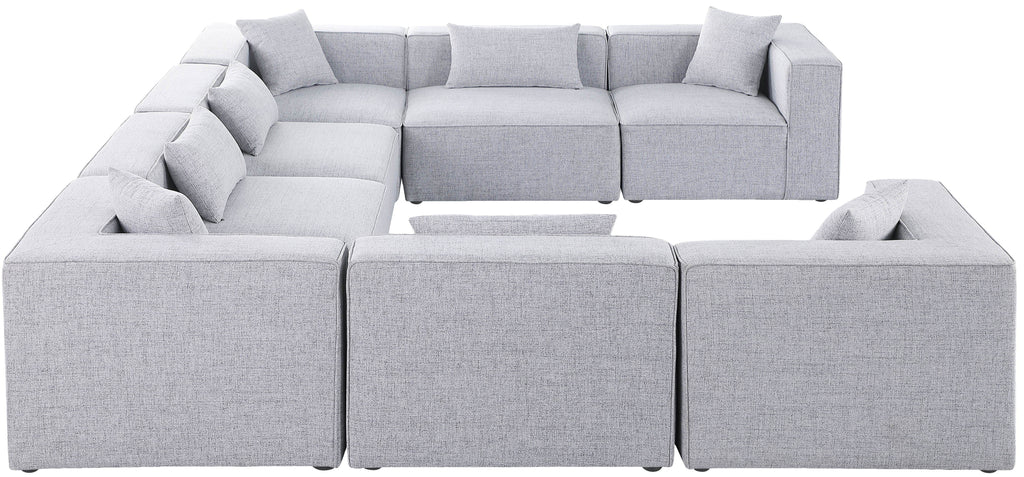 Cube - Linen 8 Piece Modular Sectional