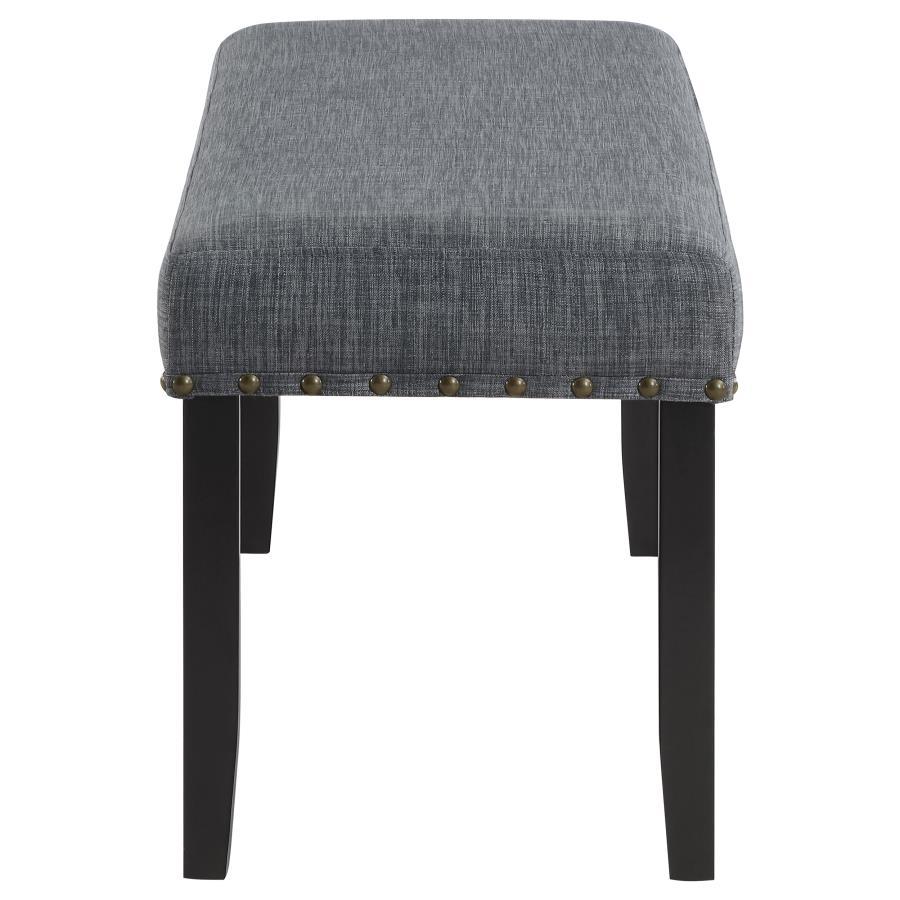 Barlow - 6 Piece Rectangular Dining Table Set - Gray And Black