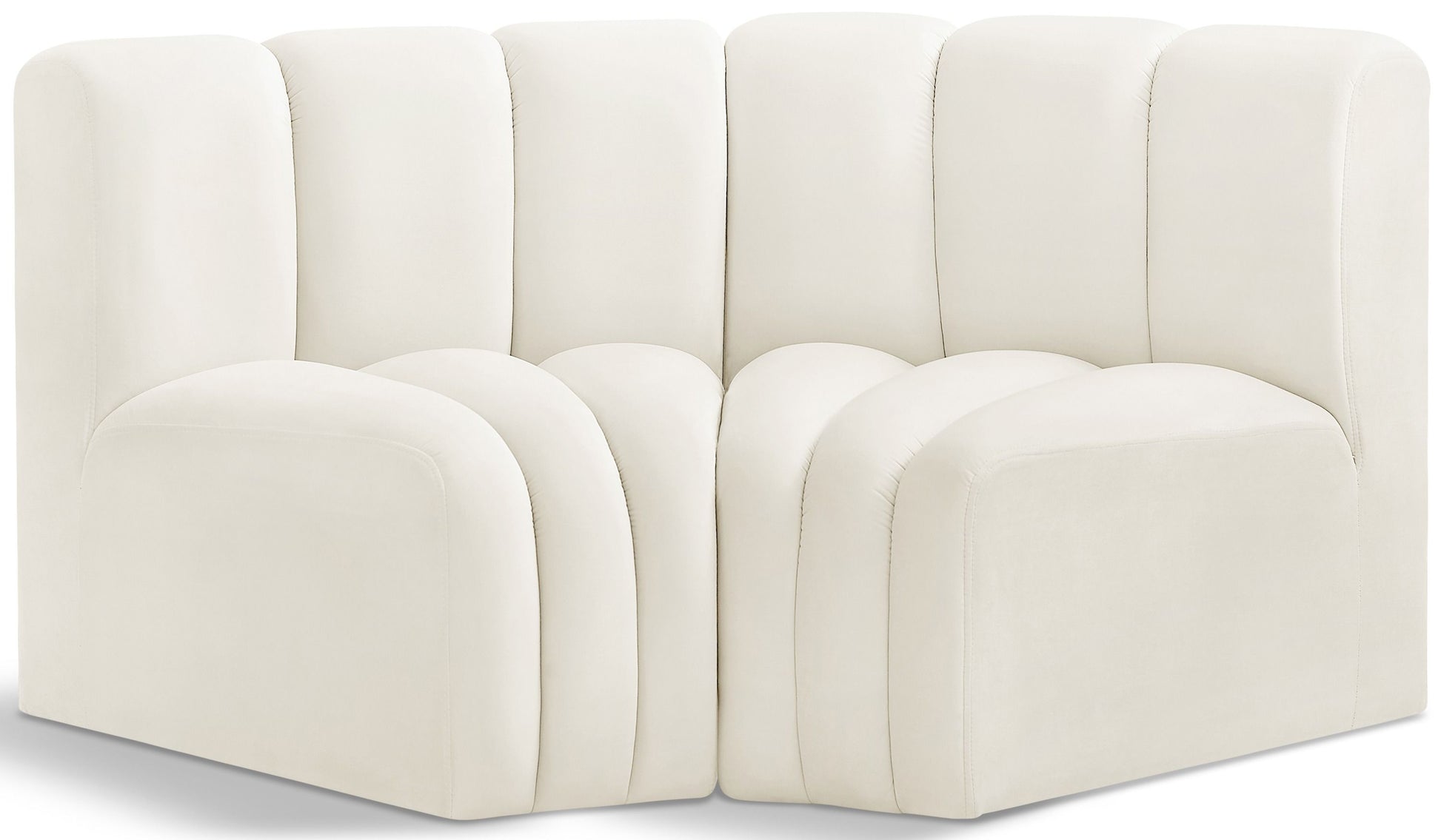Arc - Velvet 2 Piece Modular Sofa