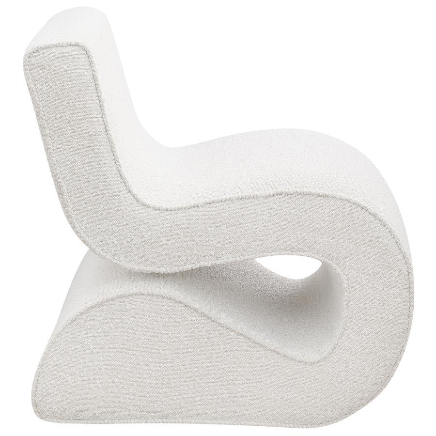 Ronea - Boucle Upholstered Armless Curved Chair