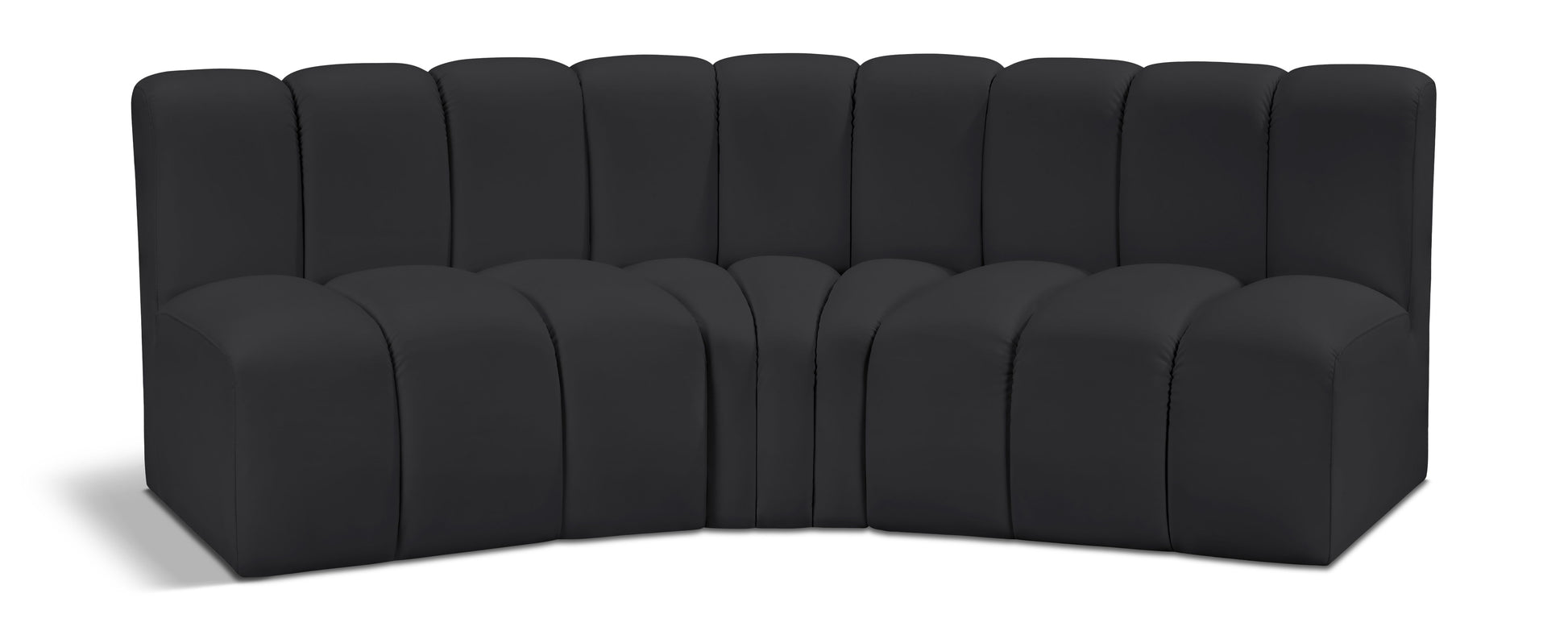 Arc - Faux Leather 3 Piece Modular Corner Sofa