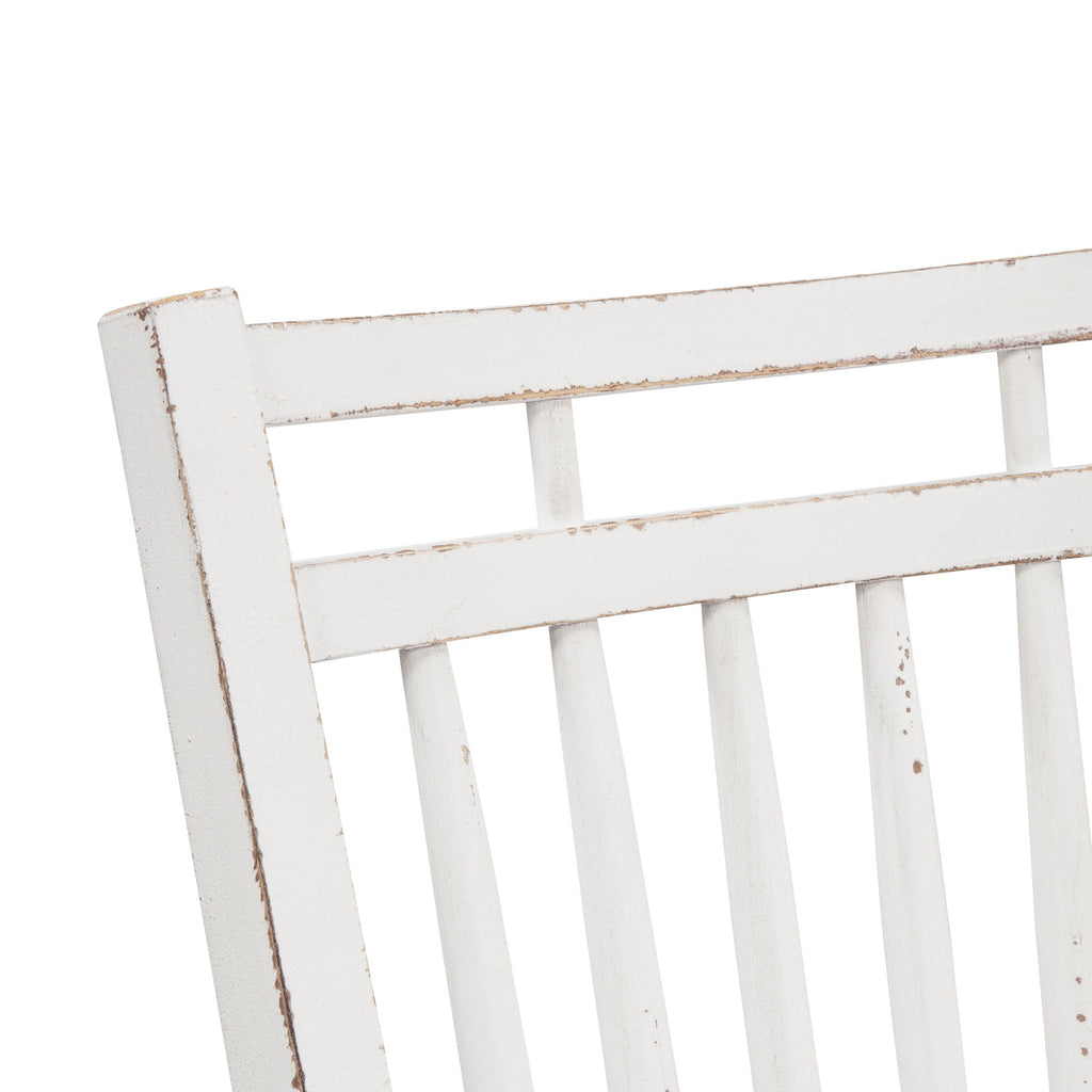 Magnolia Manor - Spindle Back Counter Chair - White