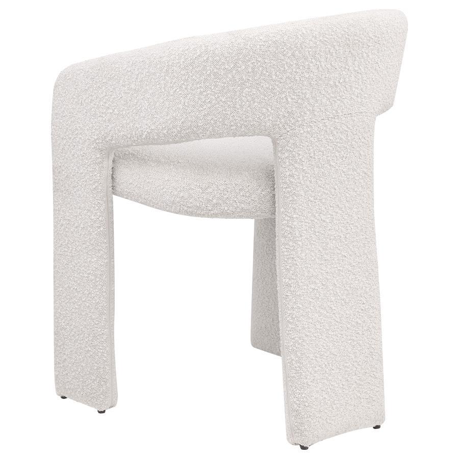 Eudora - Boucle Upholstered Dining Arm Chair