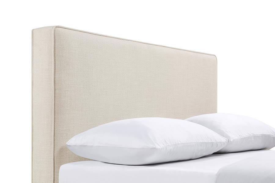 Kosmo - Upholstered King Panel Headboard - Sand