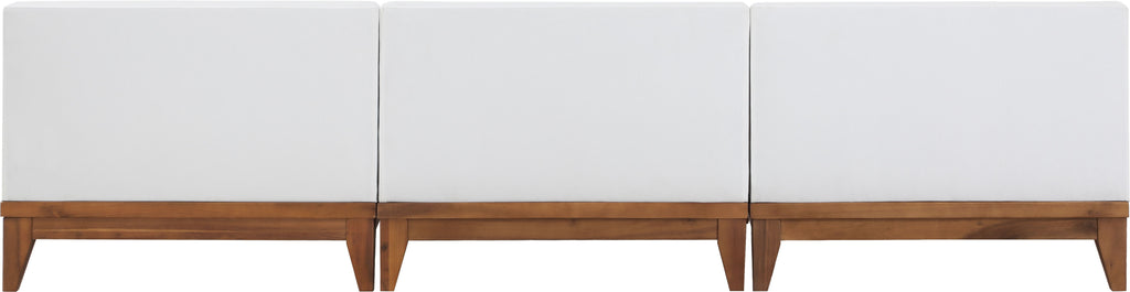 Rio - 3 Seat Modular Armless Sofa - Off White
