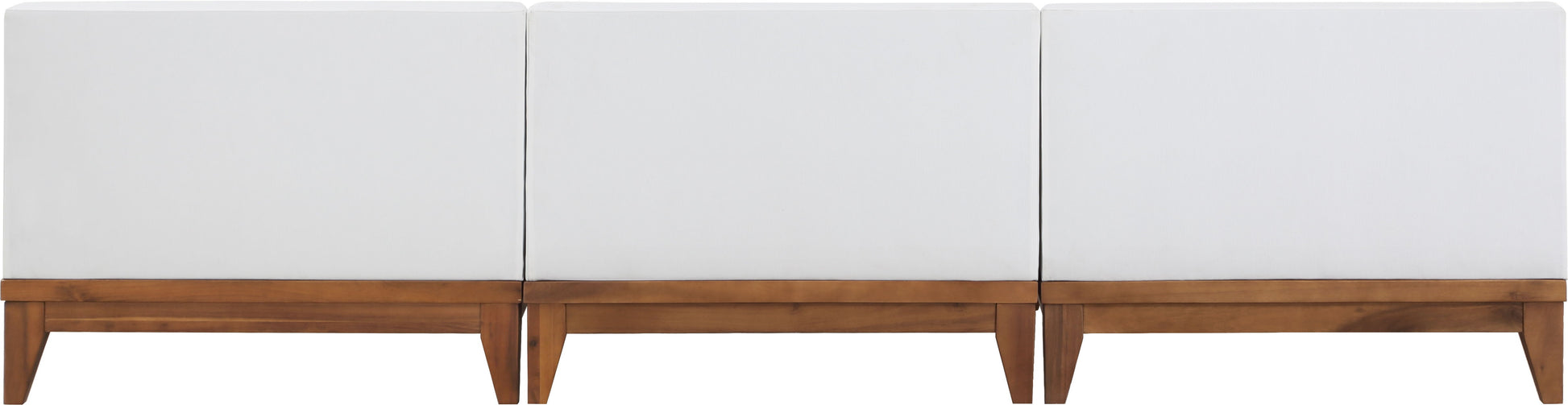 Rio - 3 Seat Modular Armless Sofa - Off White