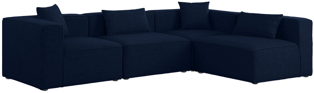 Cube - Linen 4 Piece Modular Corner Sectional