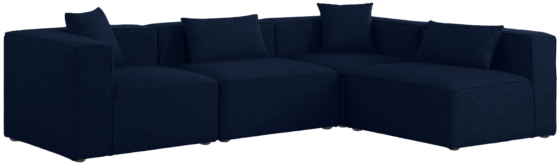 Cube - Linen 4 Piece Modular Corner Sectional