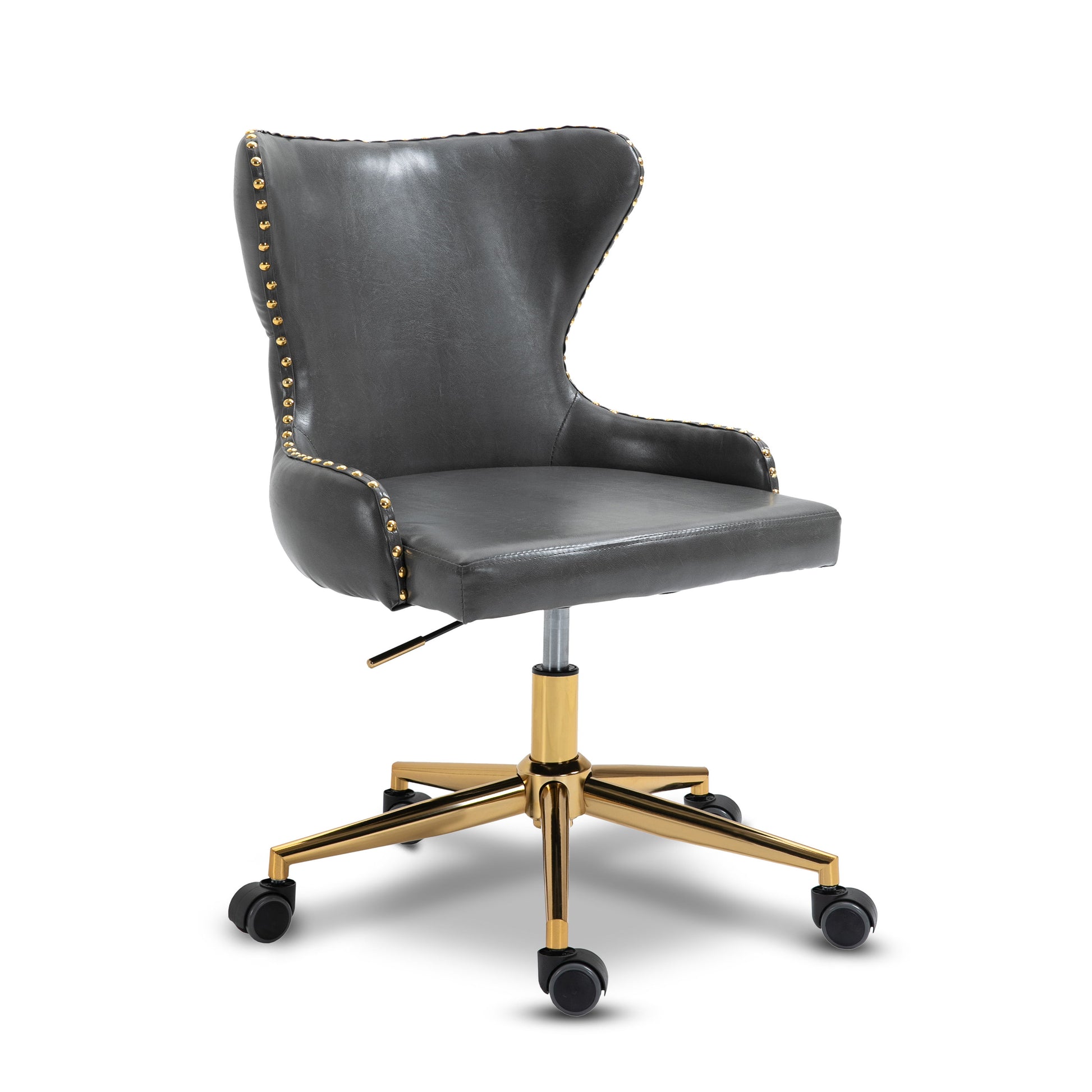 Hendrix - Office Chair with Gold Legs