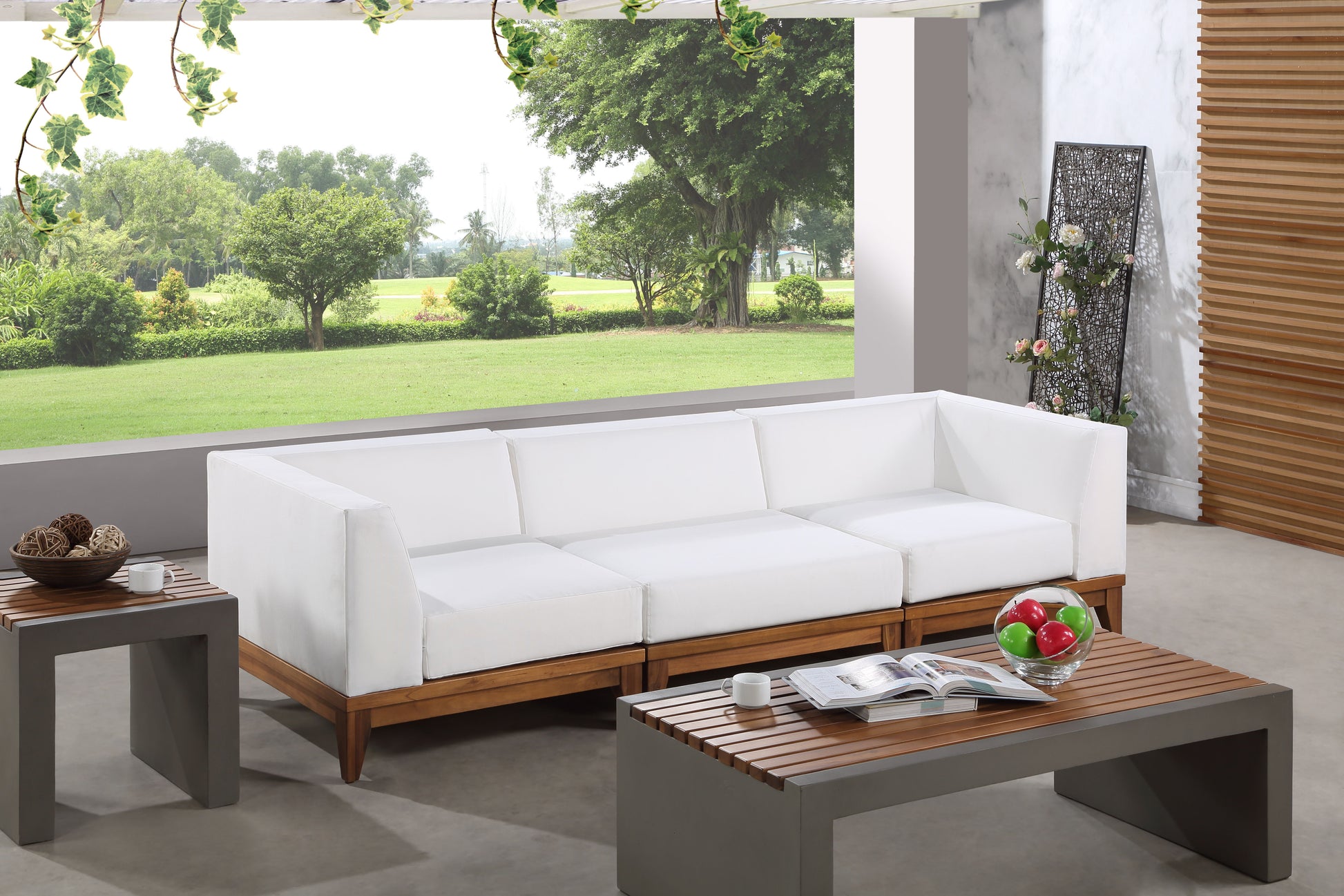 Rio - 3 Seat Modular Sofa - Off White