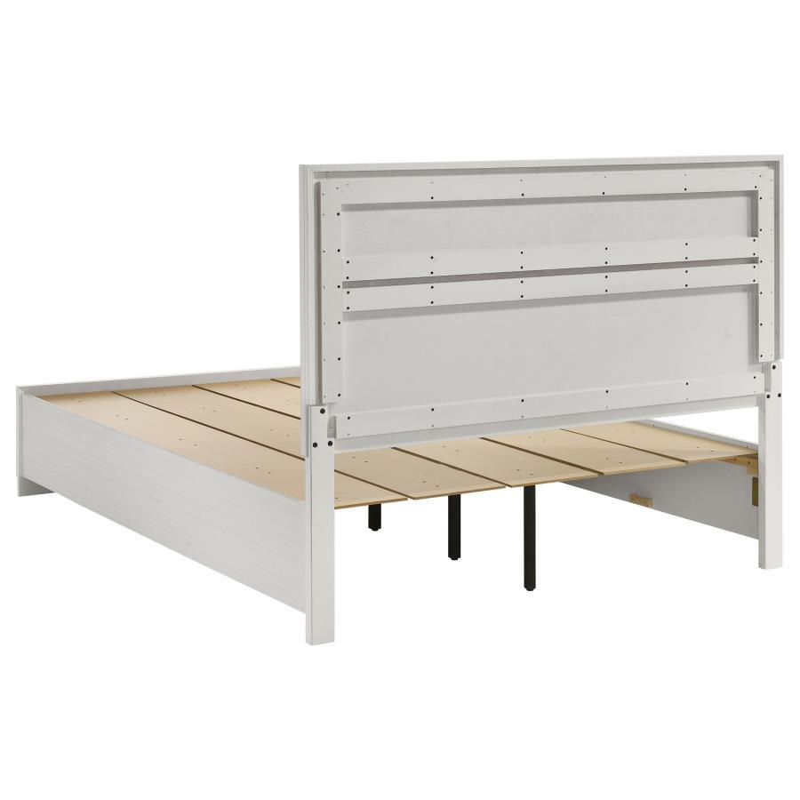 Miranda - Storage Wood Panel Bed