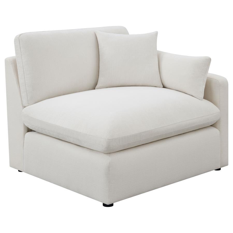 Hobson - 5 Piece Upholstered Modular Sectional Sofa - Ivory