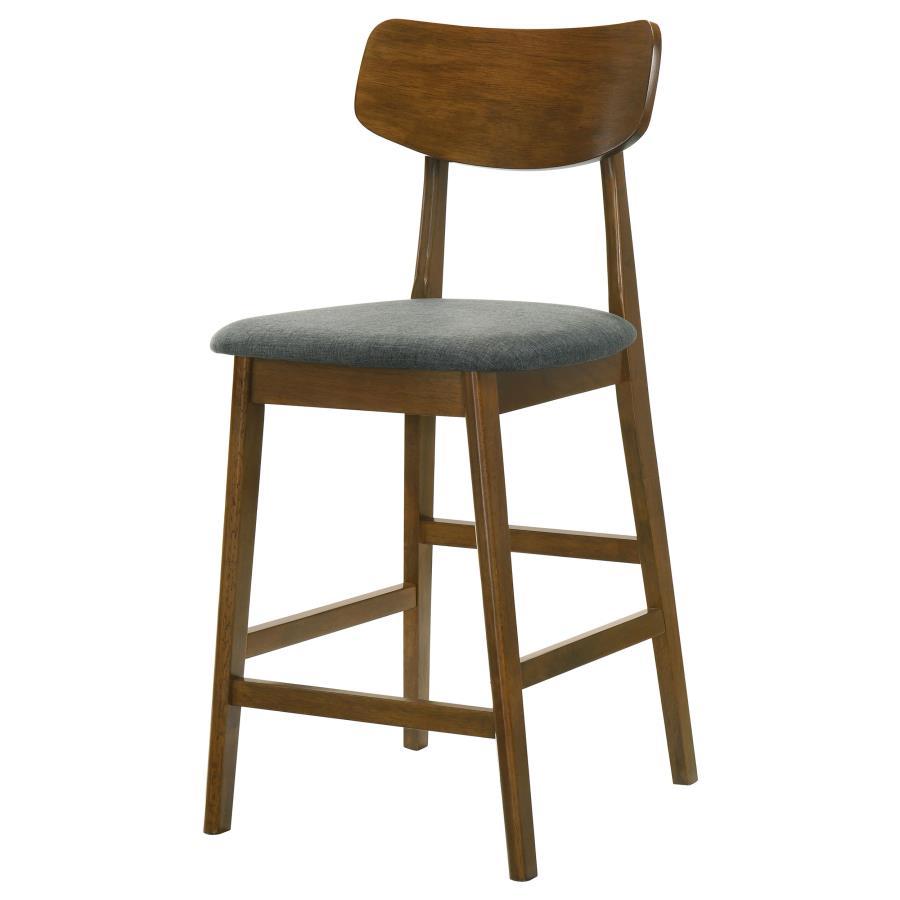 Robbie - 5 Piece Counter Height Dining Set - Walnut