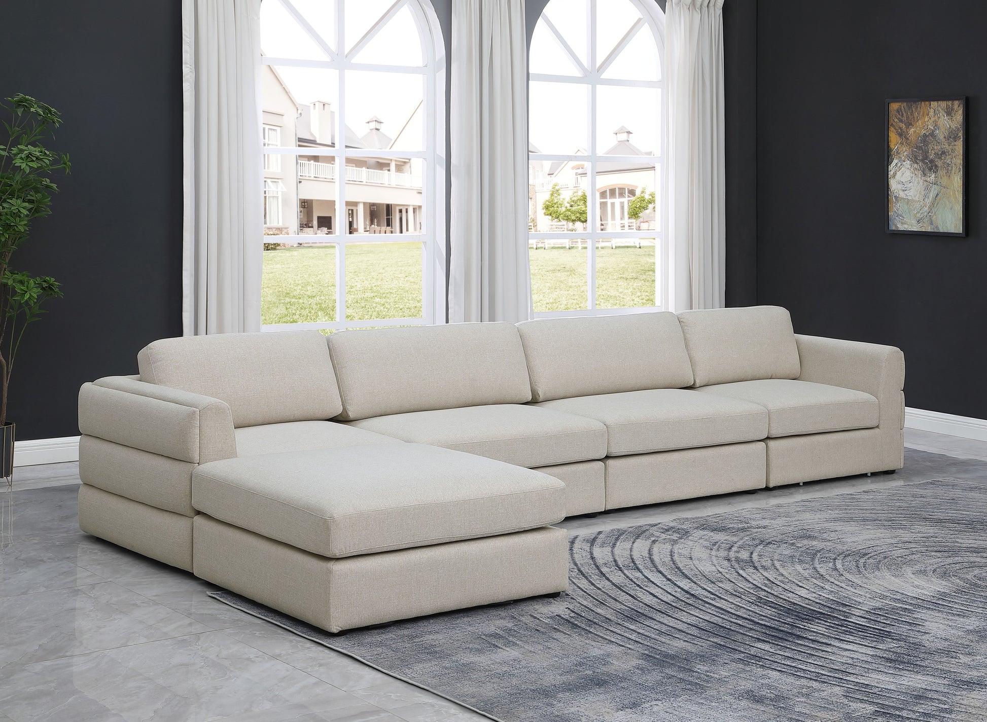 Beckham - 5 Piece Modular L-Shaped Sectional
