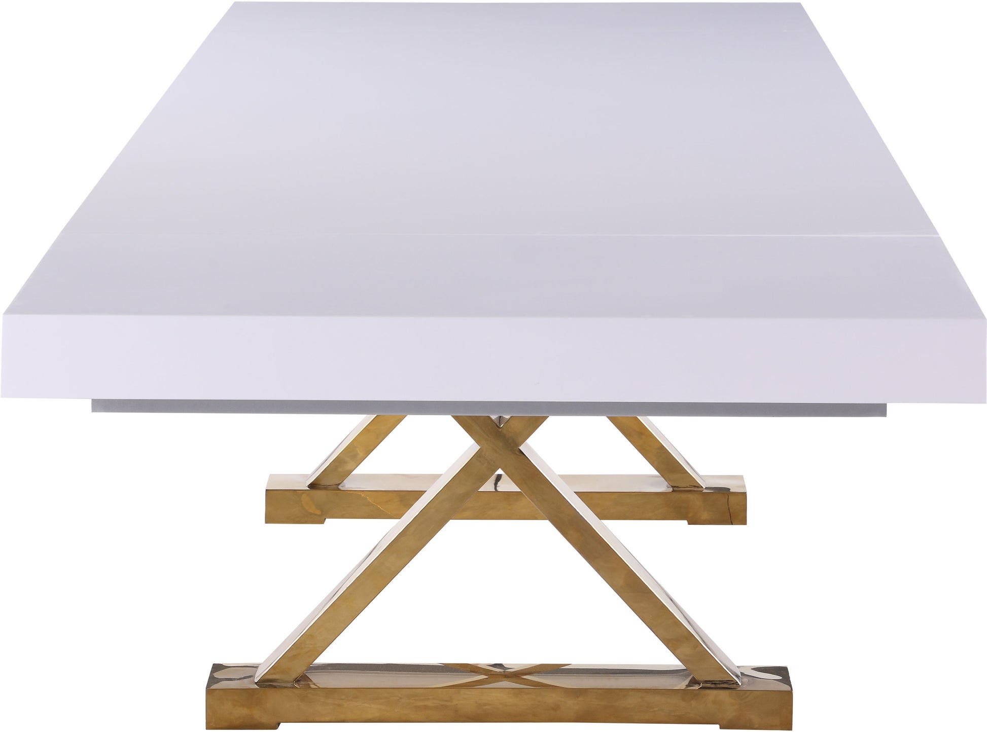 Excel - Extendable Dining Table with Gold Base