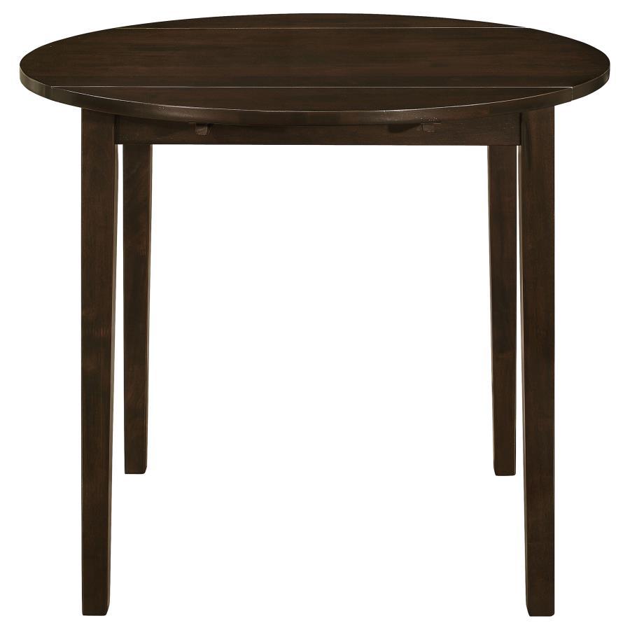Bucknell - 3 Piece Round Drop Leaf Dining Table Set