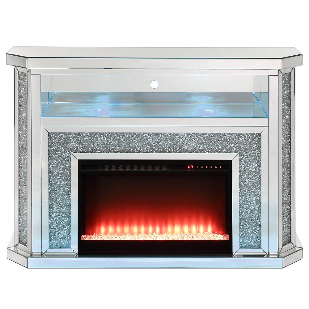Noralie - Fireplace - Mirrored - 39"