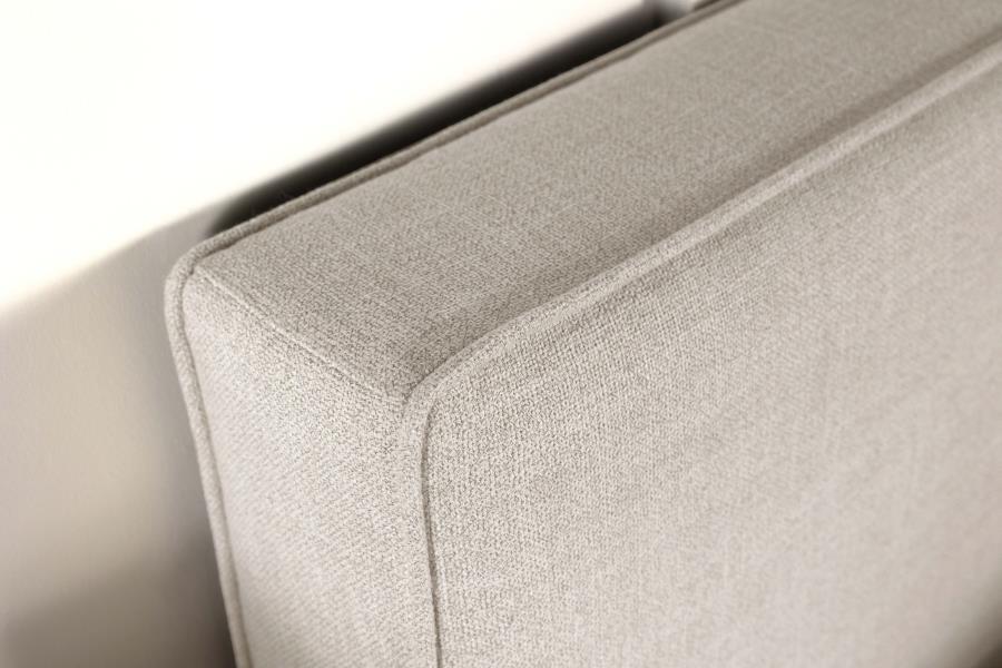 Kosmo - Upholstered Twin Panel Headboard - Sand