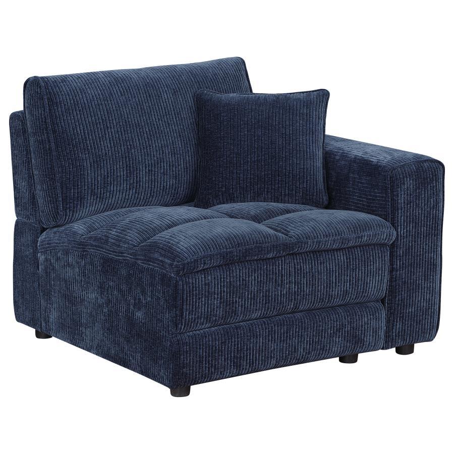 Atlantic - 6 Piece Upholstered Modular Sectional Sofa - Blue