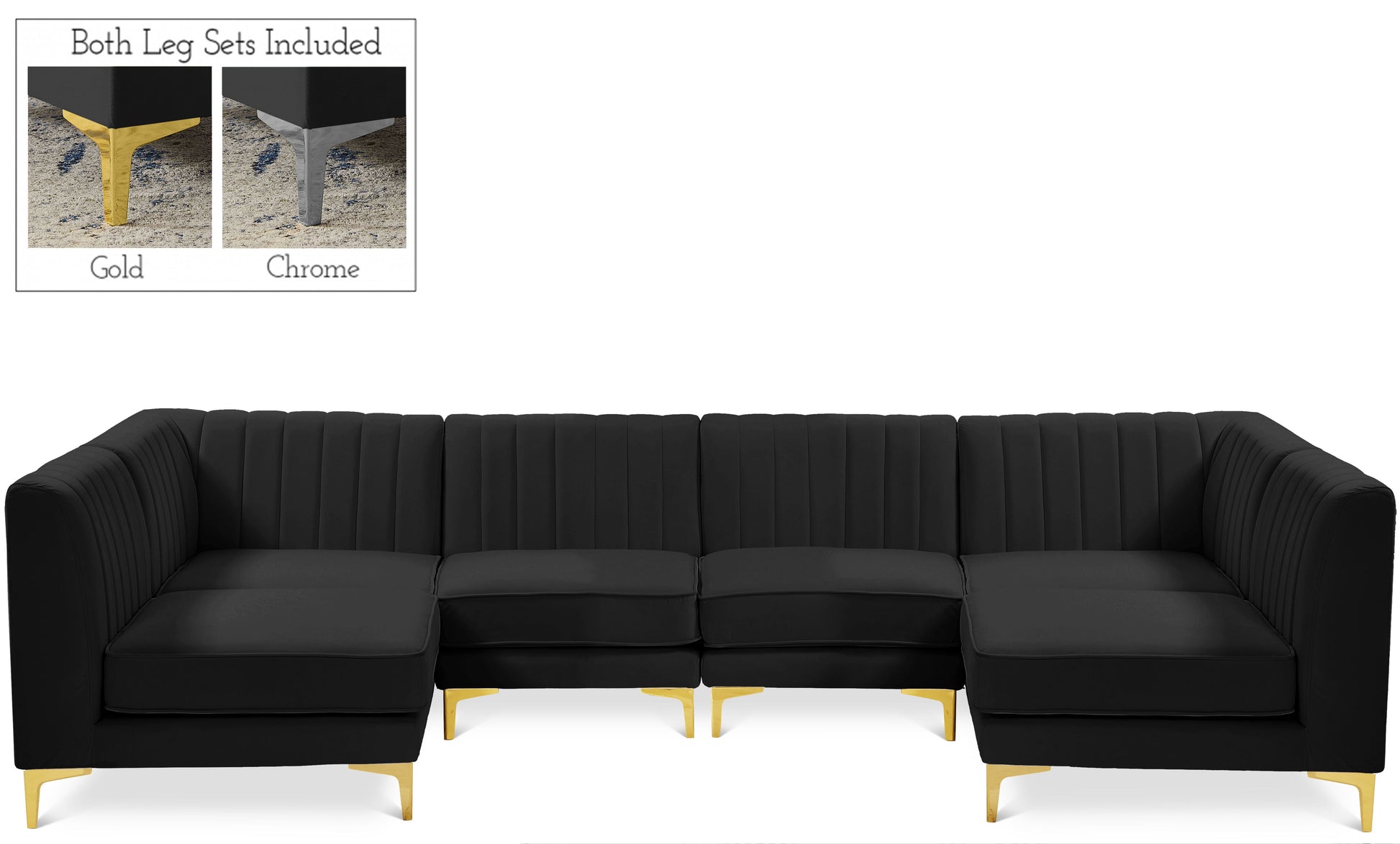 Alina - 6 Piece Modular U-Shaped Sectional