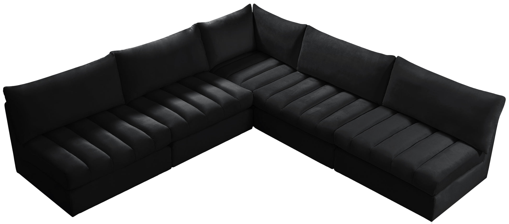 Jacob - Modular Corner Armless Sectional 5 Piece