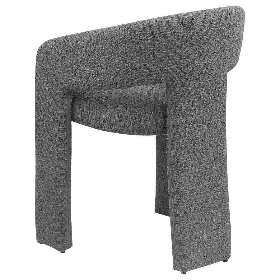 Eudora - Boucle Upholstered Dining Arm Chair
