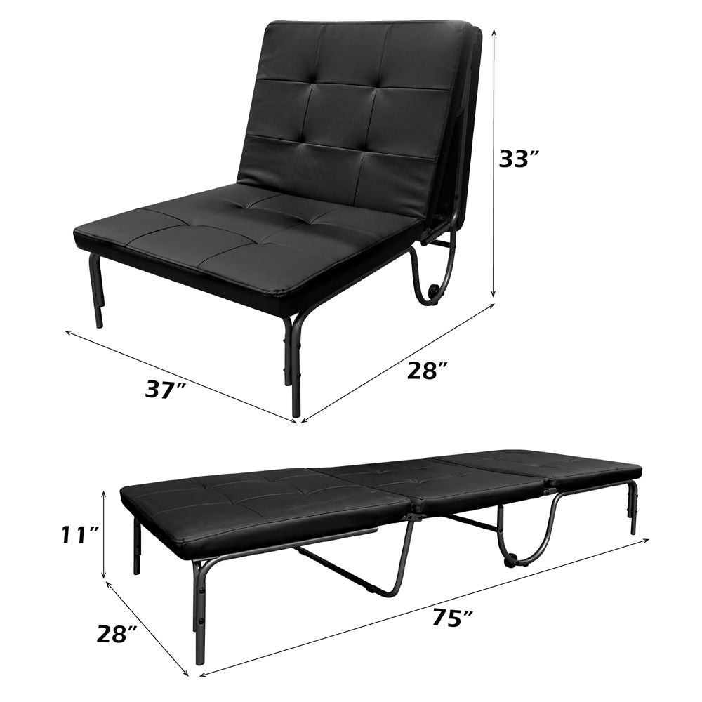 Senon - Chair - Silver & Black