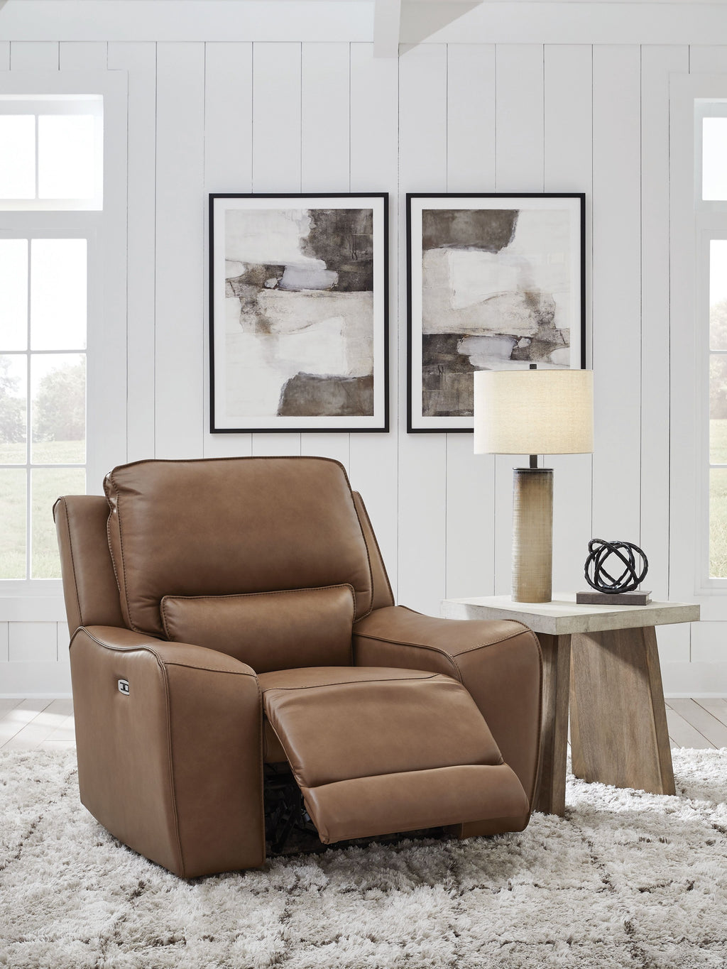 DeepWakes - Caramel - Power Recliner / Adjustable Headrest