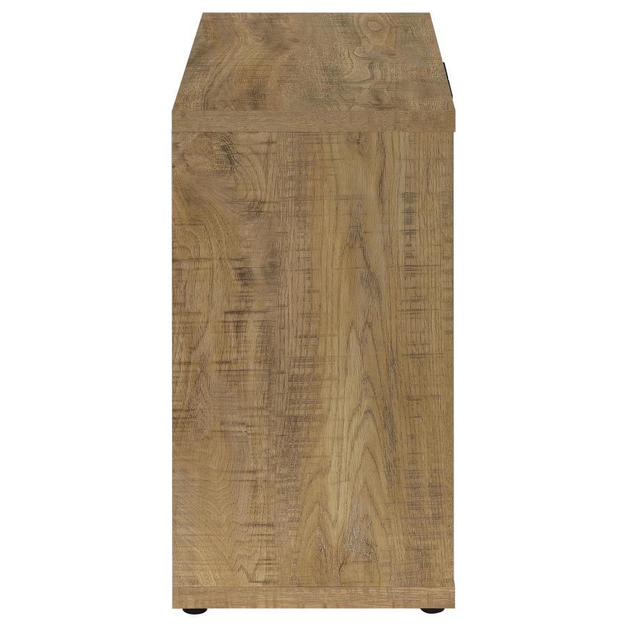 Pepita - 2 Door Engineered Wood Accent Cabinet - Mango Brown